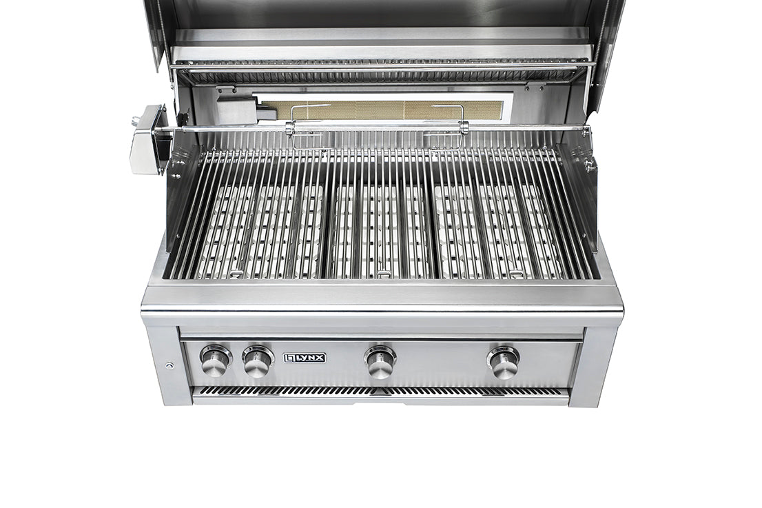 Lynx 36” Professional Built-in Grill with All Ceramic Burners and Rotisserie (L36R-3)